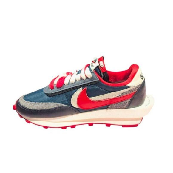 NIKE LD Waffle 'Sacai Undercover Midnight Spruce University Red' Running Shoes S - Picture 6 of 11
